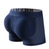 Men's Boxer Briefs Underwear Hip Lift Mesh Buttocks Padded Sponge