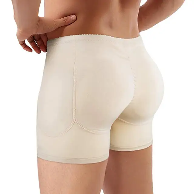 Mens Boxers Men Padded Butt Lifter Hip Booty Enhancer Brief Boxer