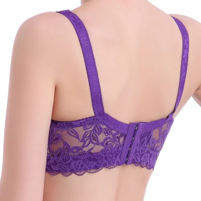 Plus Size Lace Push-Up Bra - Image 4